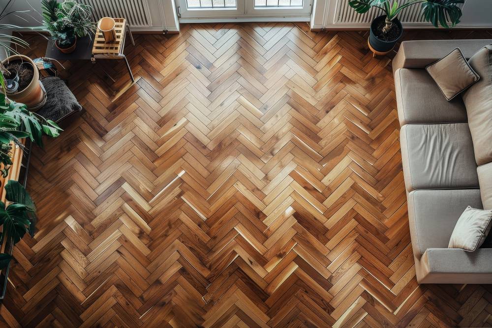 Pose de parquet à Vignols